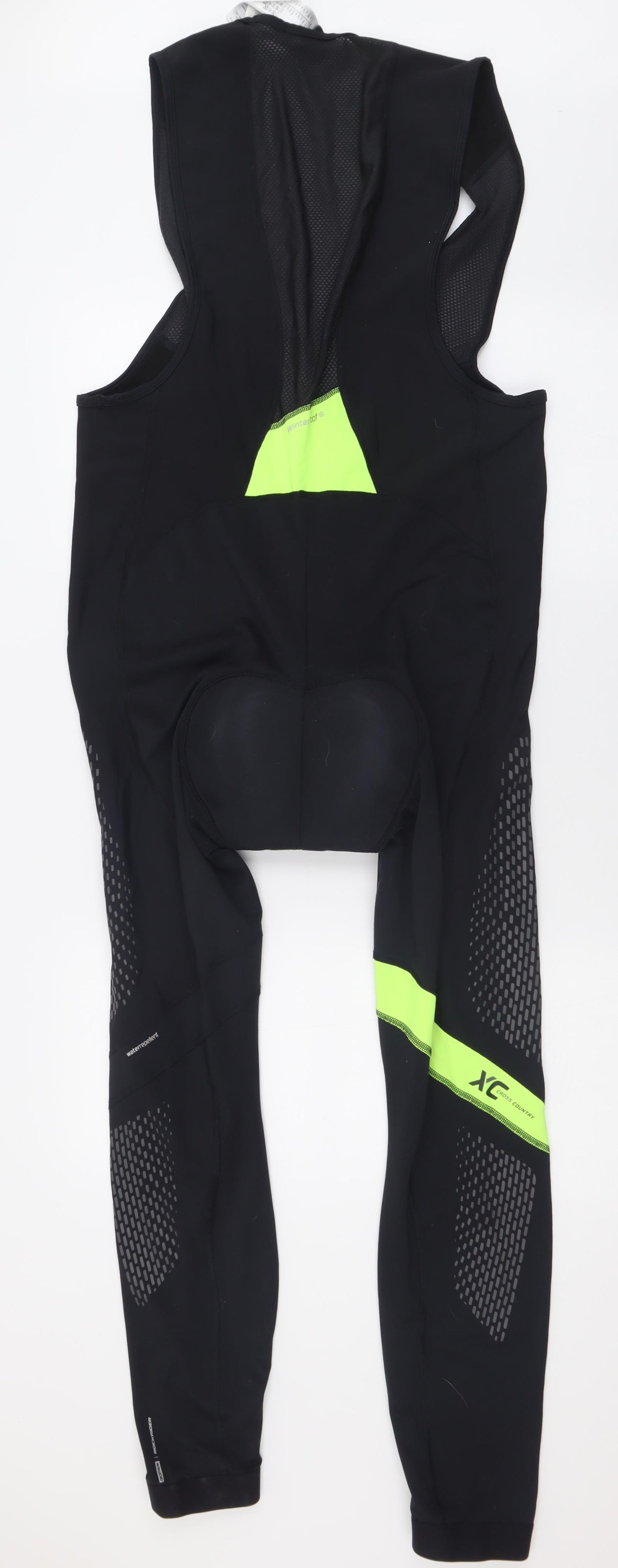 DECATHLON Womens Black  Polyester Compression Trousers Size 2XL L30 in Regular Pullover - Bib Tights