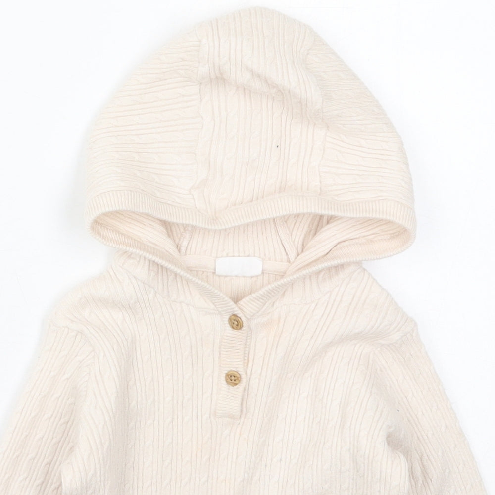 F&F Baby Beige  Viscose Pullover Jumper Size 12-18 Months  Pullover
