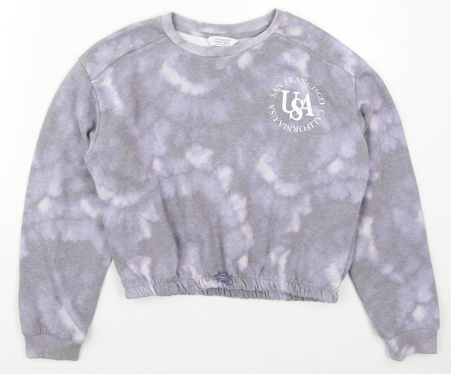 Primark Girls Purple  Polyester Pullover Sweatshirt Size 11-12 Years  Pullover - USA