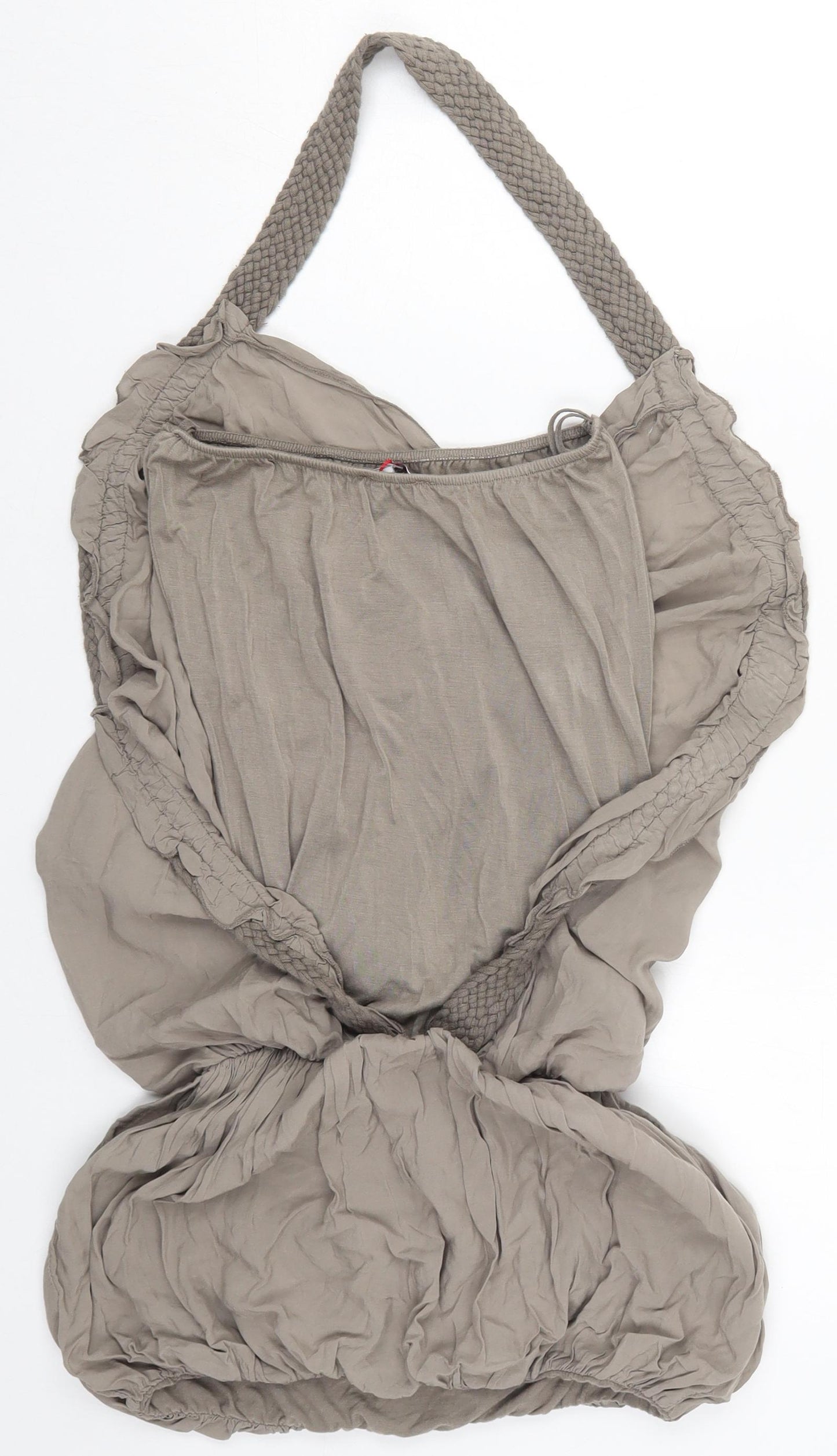 WalG Womens Brown  Viscose Mini  Size M  Halter Pullover