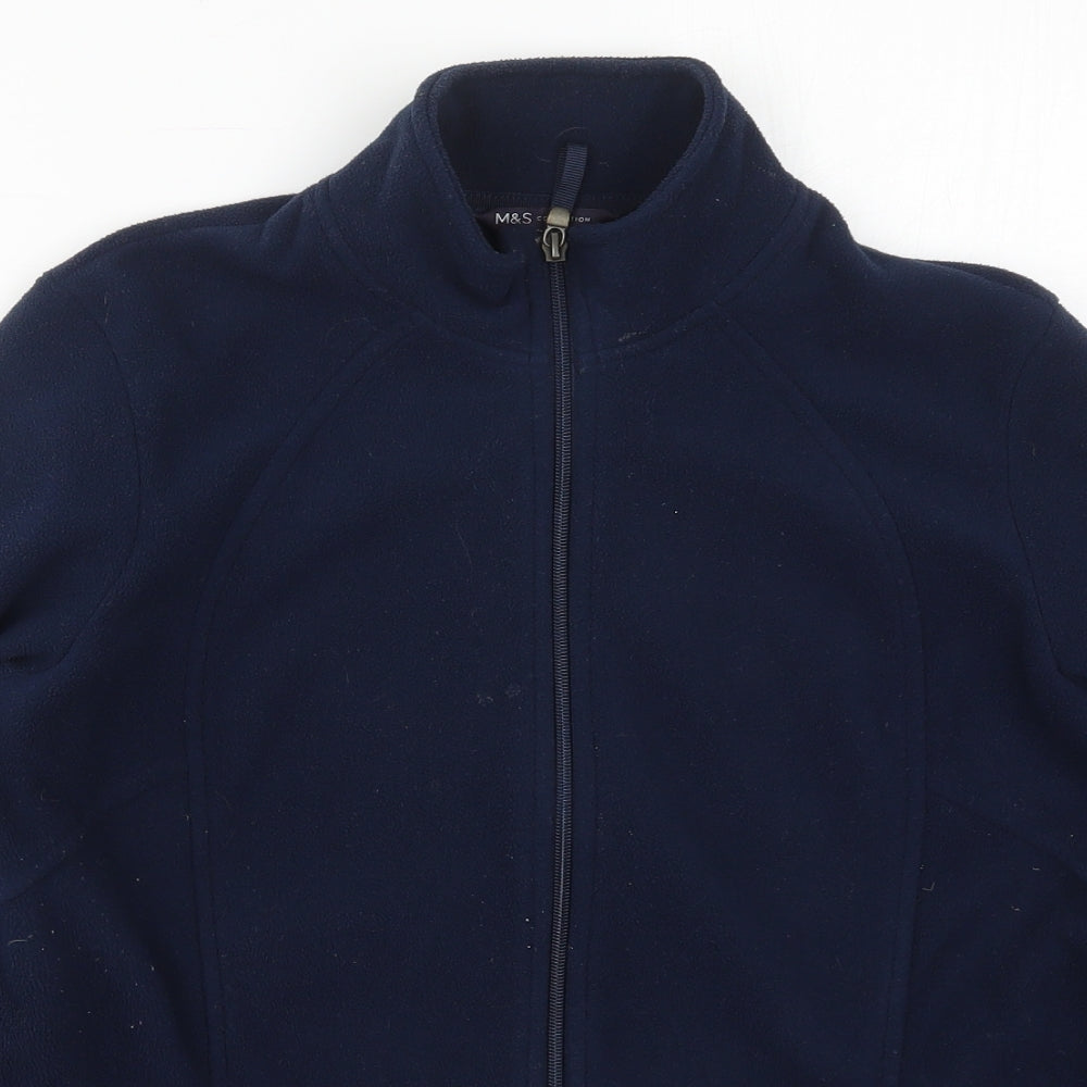 Marks and Spencer Womens Blue   Jacket  Size 18  Zip