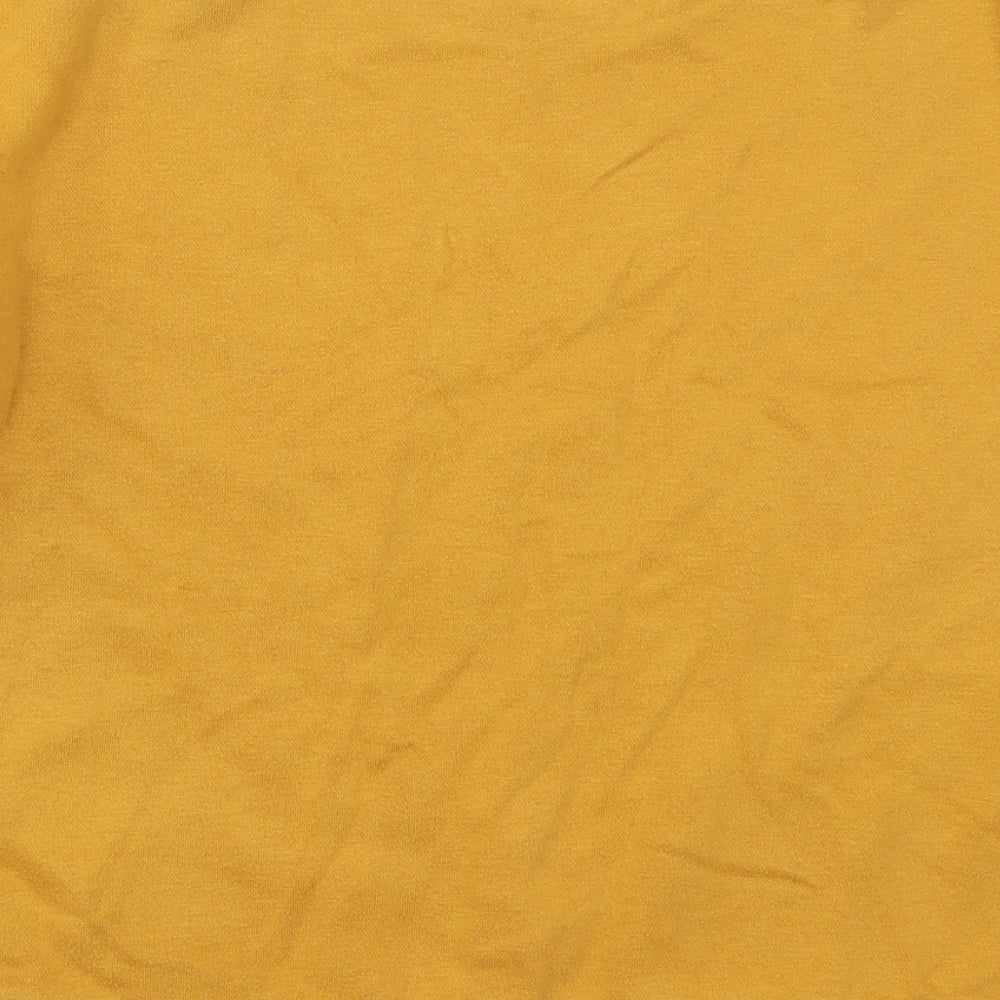 Primark Womens Yellow  Polyester Pullover Sweatshirt Size 10  Pullover - Urban Jungle