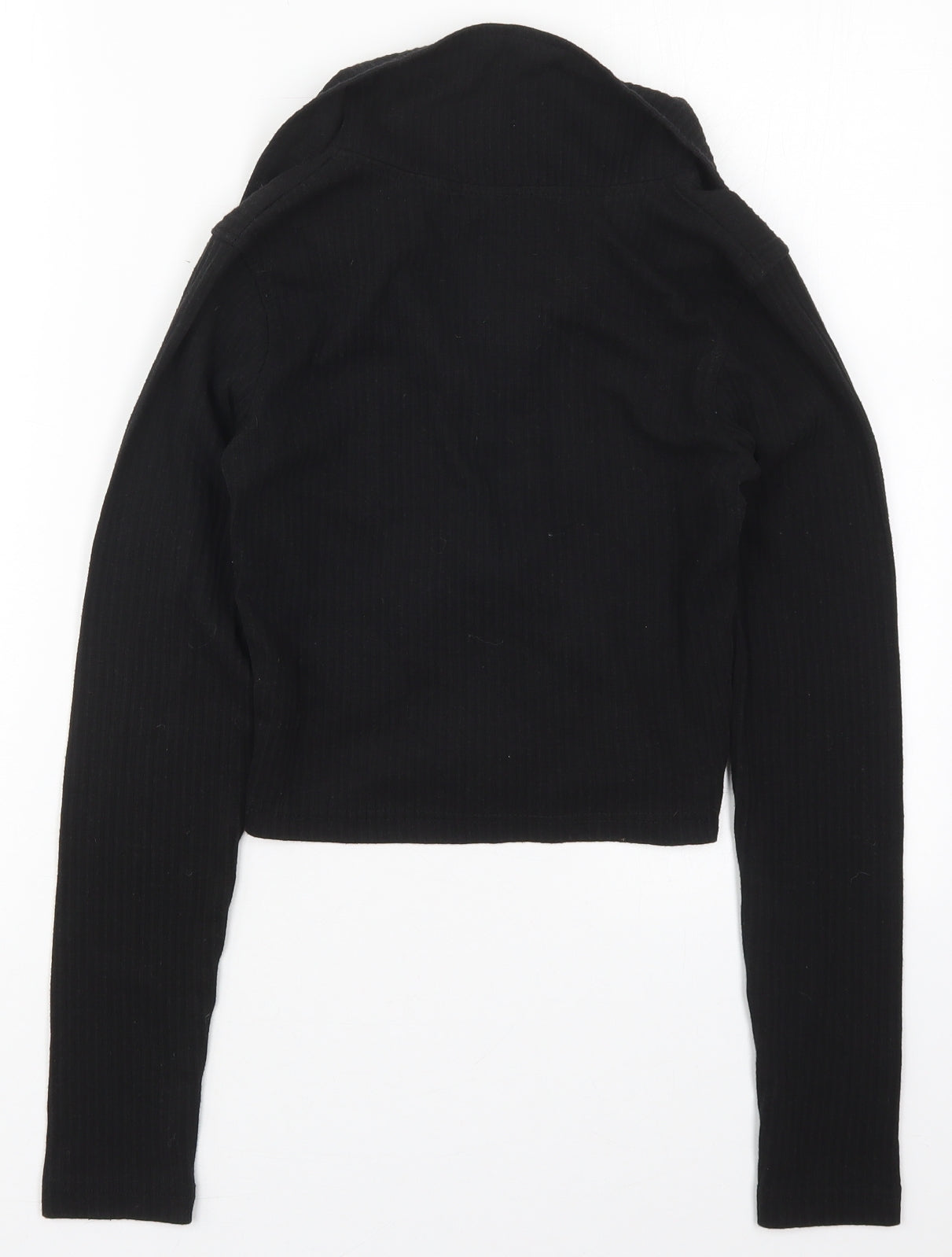 PRETTYLITTLETHING Womens Black   Jacket  Size 8  Zip