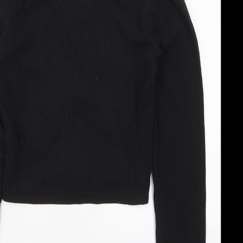 PRETTYLITTLETHING Womens Black   Jacket  Size 8  Zip