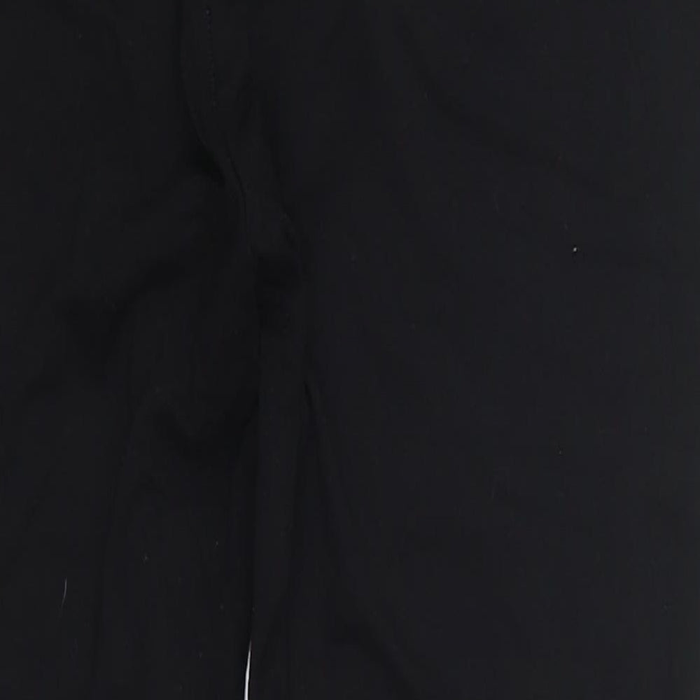 New Look Womens Black  Viscose Cropped Leggings Size 14 L20 in