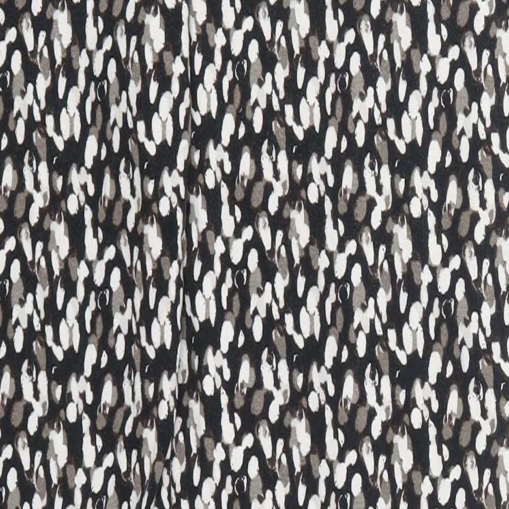 NEXT Womens Grey Geometric Viscose Trousers  Size 12 L30 in Regular  - Hareem Pants