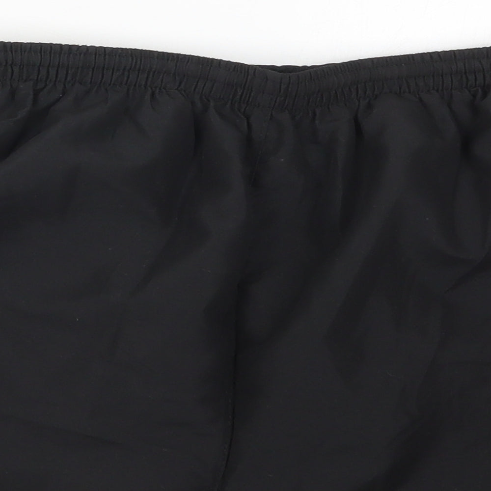Tombo Mens Black  Polyester Athletic Shorts Size M  Regular Drawstring