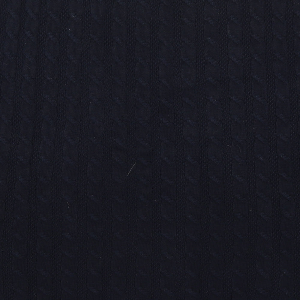 Barbour Womens Blue Boat Neck  Cotton Pullover Jumper Size 10