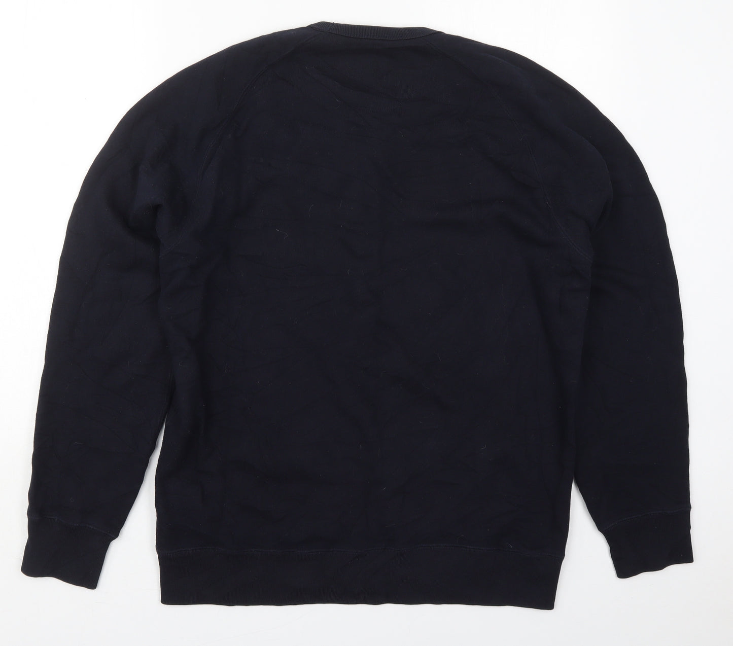 Uniqlo Mens Blue  Cotton Pullover Sweatshirt Size M