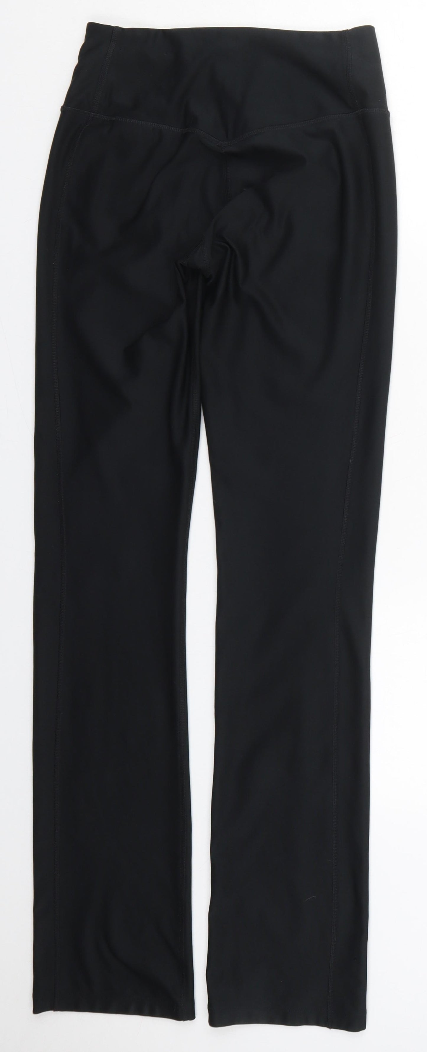 Nike Womens Black  Polyester Track Pants Trousers Size XS L31 in Regular