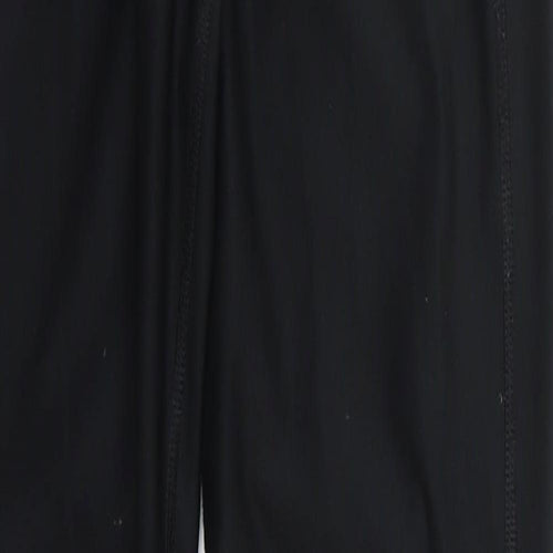 Nike Womens Black  Polyester Track Pants Trousers Size XS L31 in Regular