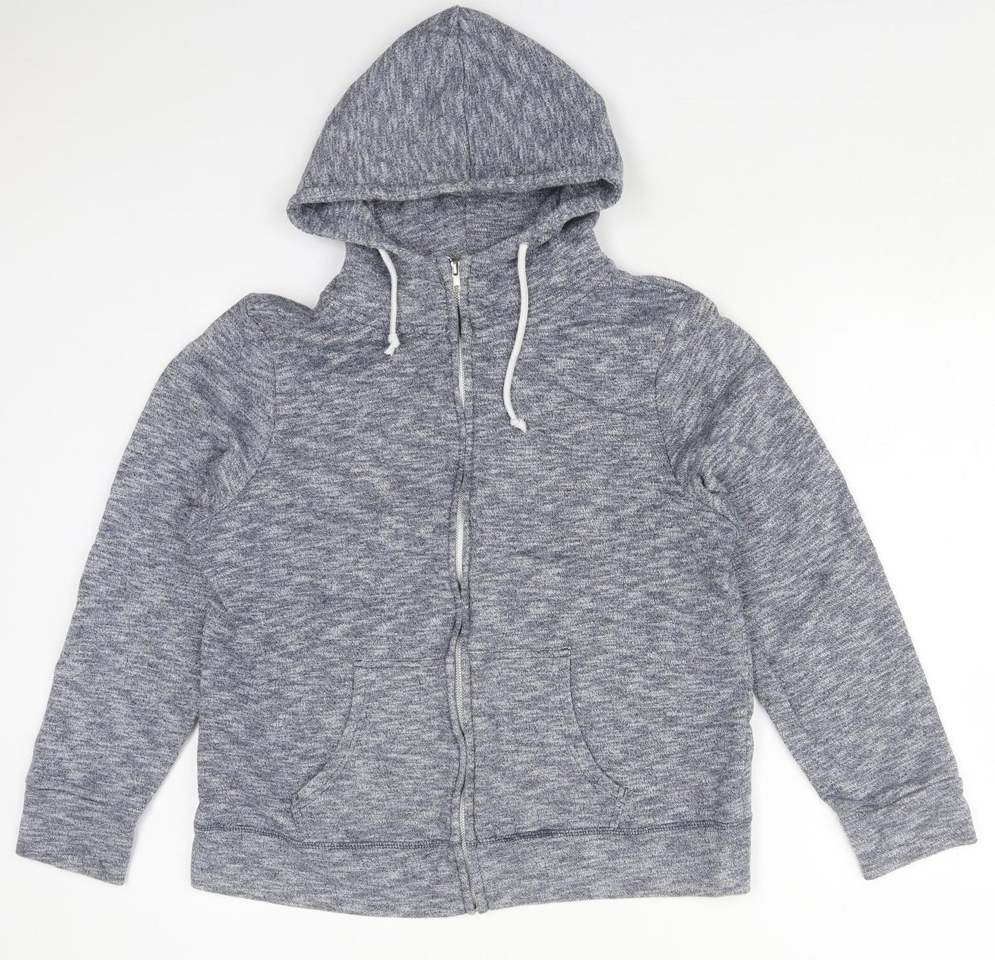 Atmosphere Womens Blue  Cotton Full Zip Hoodie Size 18  Zip