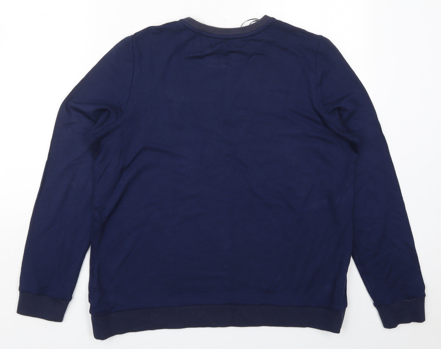 TU Womens Blue  Viscose Pullover Sweatshirt Size 14  Pullover - Stars