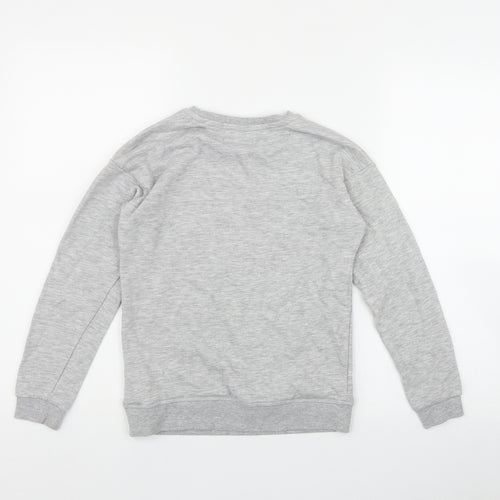 Primark Girls Grey  Cotton Pullover Sweatshirt Size 10-11 Years   - 'Bronx'