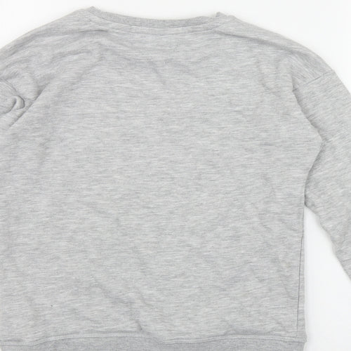 Primark Girls Grey  Cotton Pullover Sweatshirt Size 10-11 Years   - 'Bronx'