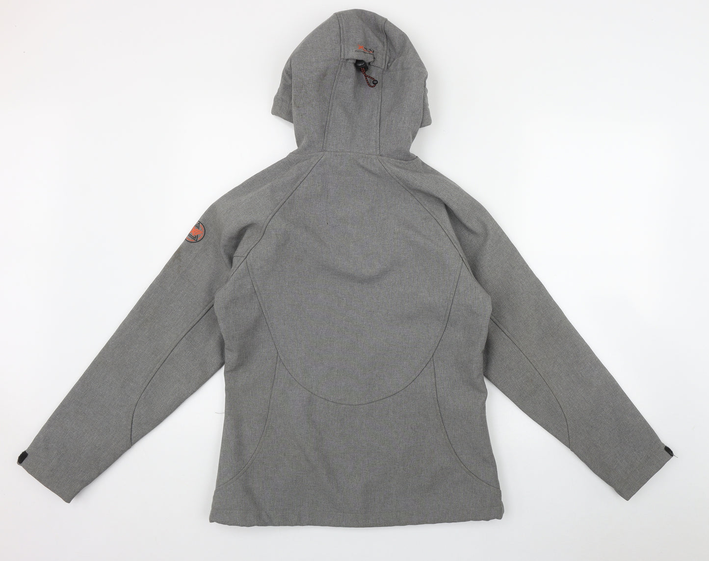 X-Land Womens Grey   Rain Coat Jacket Size S  Zip