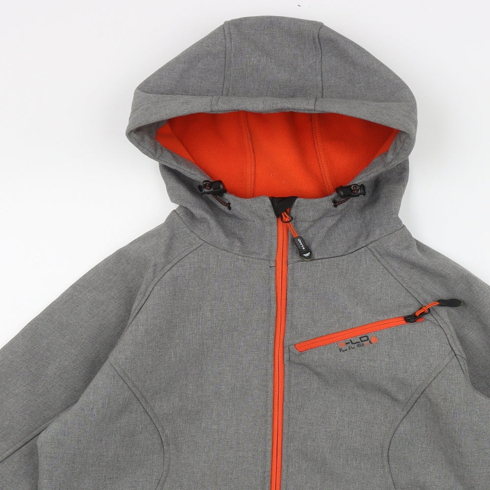 X-Land Womens Grey   Rain Coat Jacket Size S  Zip