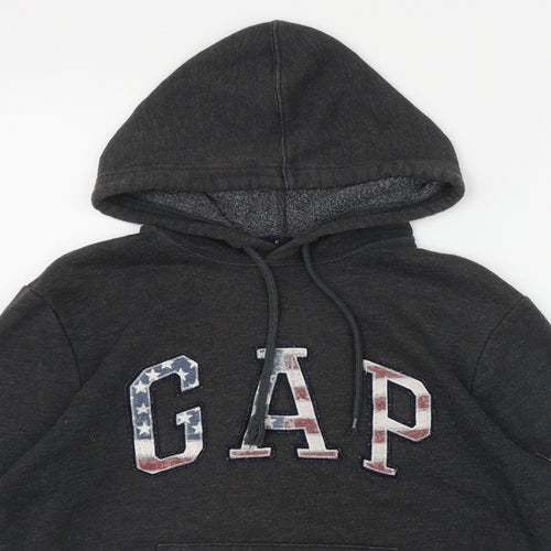 Gap Womens Grey  Cotton Pullover Hoodie Size XS