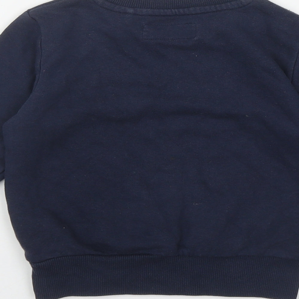 NEXT Baby Blue  Cotton Pullover Jumper Size 18-24 Months