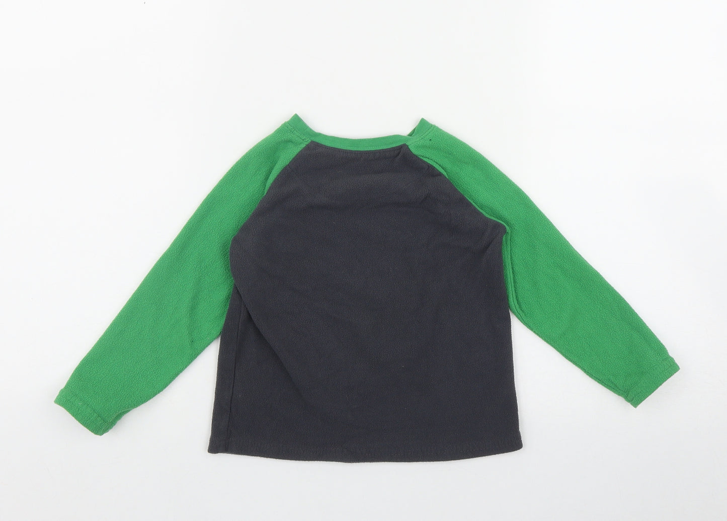 Primark Boys Grey  Polyester Basic T-Shirt Size 3-4 Years Round Neck  - Dinosaur