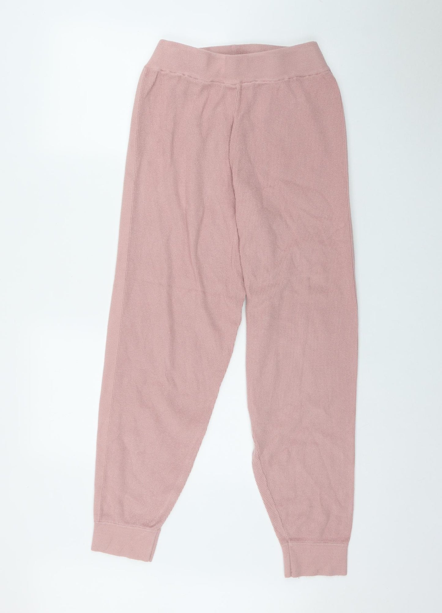Oasis Womens Pink  Viscose Jogger Trousers Size M L28 in Regular