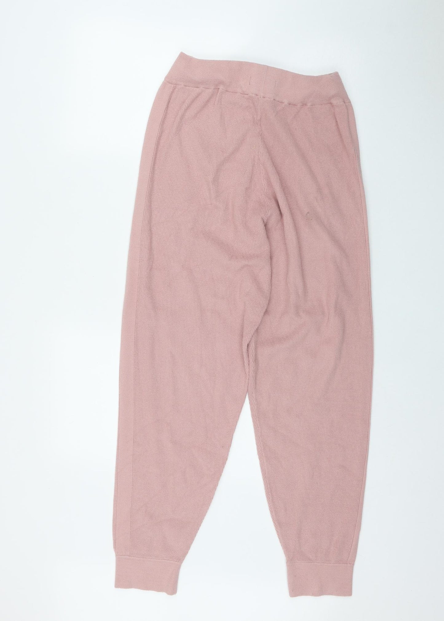 Oasis Womens Pink  Viscose Jogger Trousers Size M L28 in Regular