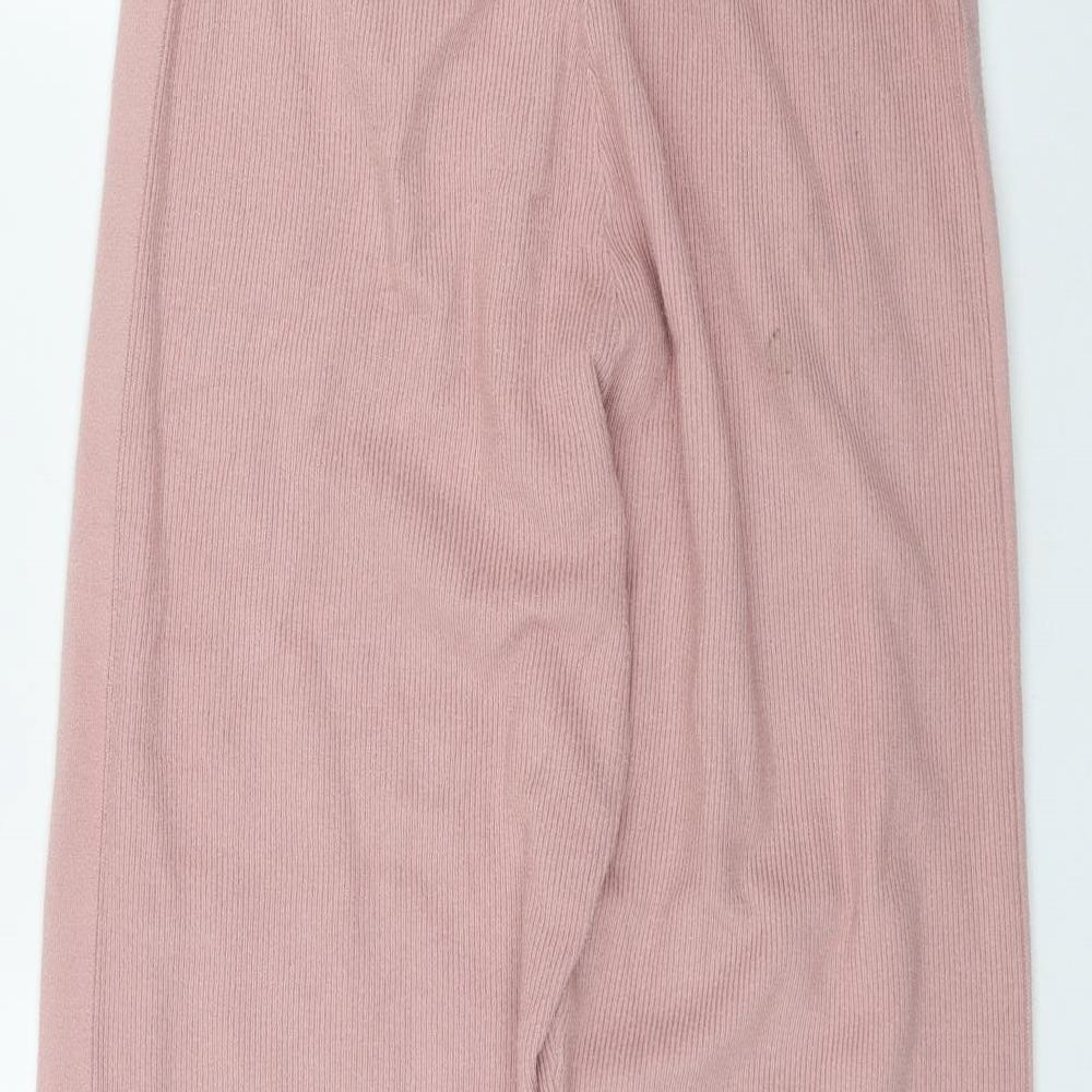 Oasis Womens Pink  Viscose Jogger Trousers Size M L28 in Regular