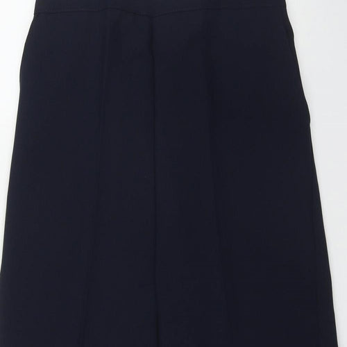 Preworn Womens Blue  Polyester Trousers  Size 14 L24 in Regular