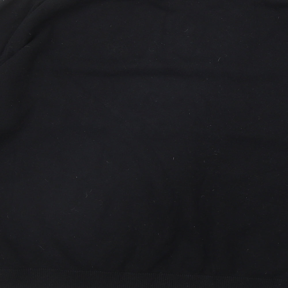 Burton Mens Black Round Neck  Cotton Pullover Jumper Size L
