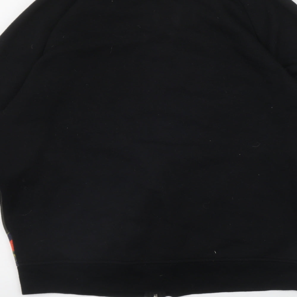 Topman Mens Black   Bomber Jacket Jacket Size S  Zip