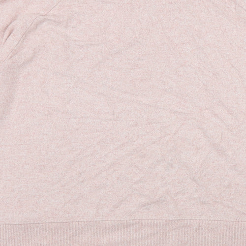 NEXT Womens Pink Round Neck  Viscose Pullover Jumper Size 16