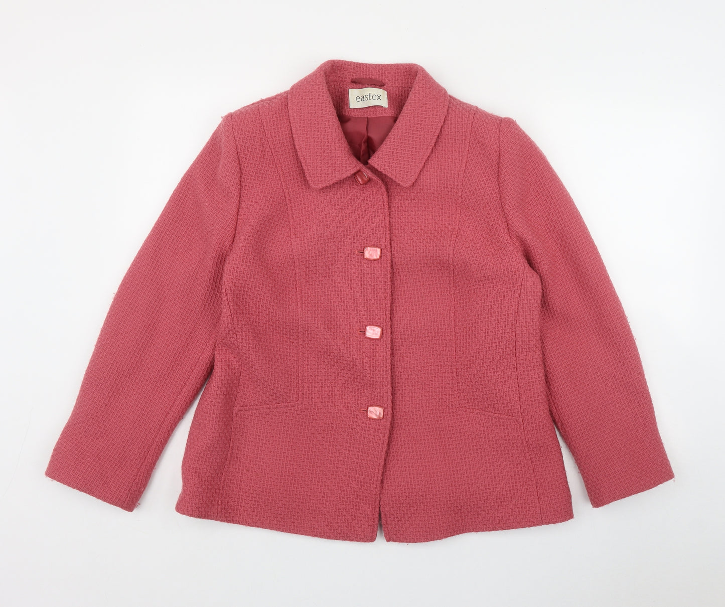 Eastex Womens Pink   Jacket  Size 14  Button
