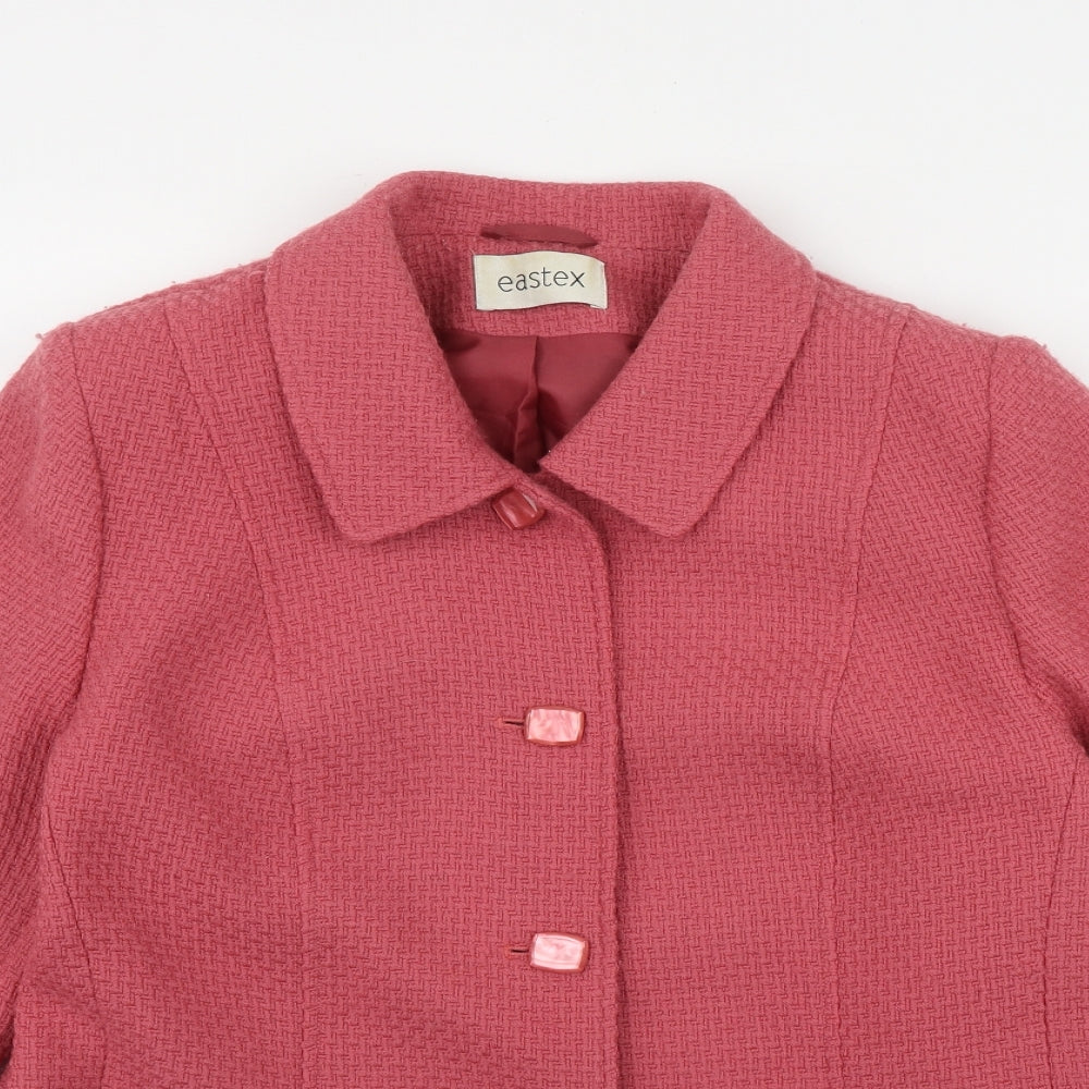 Eastex Womens Pink   Jacket  Size 14  Button