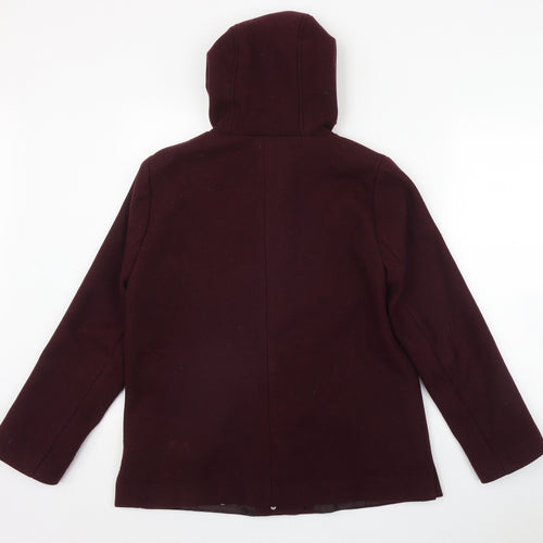 Primark Womens Red   Parka Coat Size 10  Zip