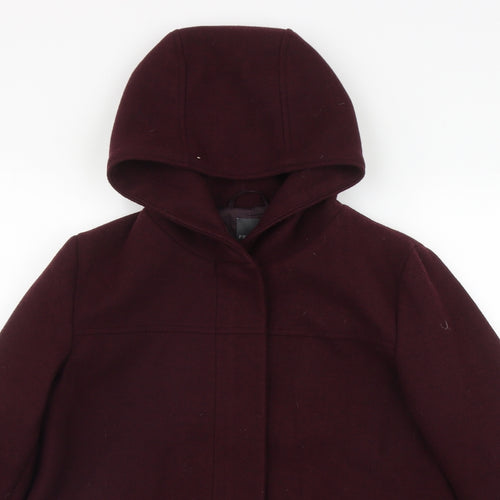 Primark Womens Red   Parka Coat Size 10  Zip