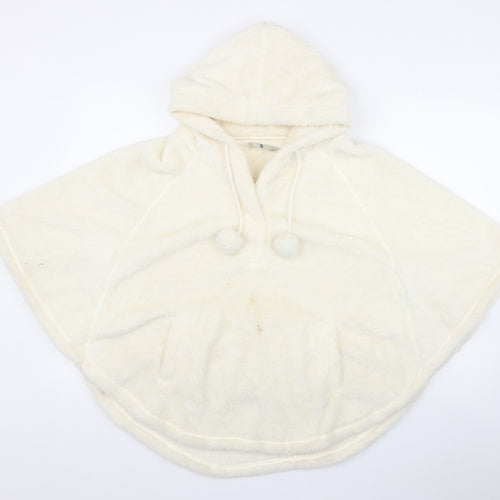 TU Womens Ivory   Jacket Poncho Size S