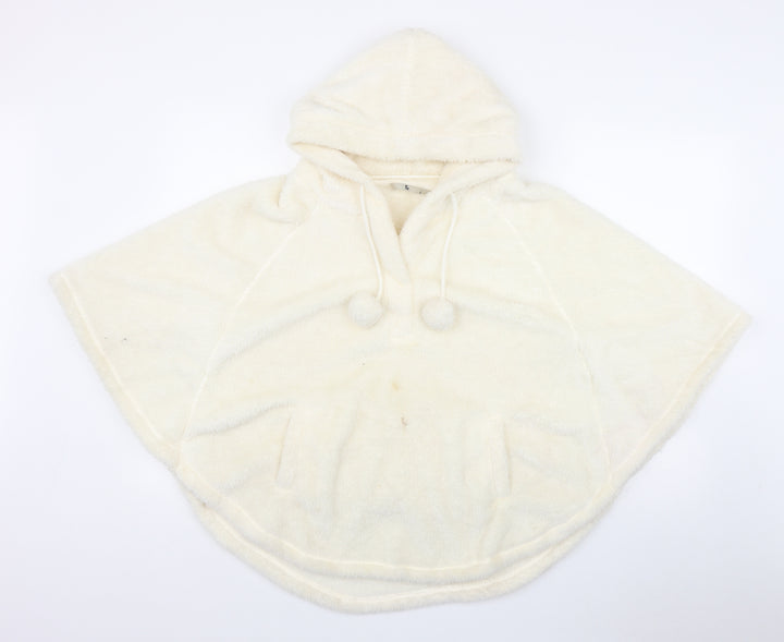 TU Womens Ivory   Jacket Poncho Size S