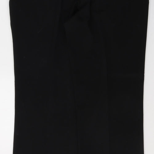Dunnes Stores Mens Black  Polyester Trousers  Size 36 in L31 in Regular Button