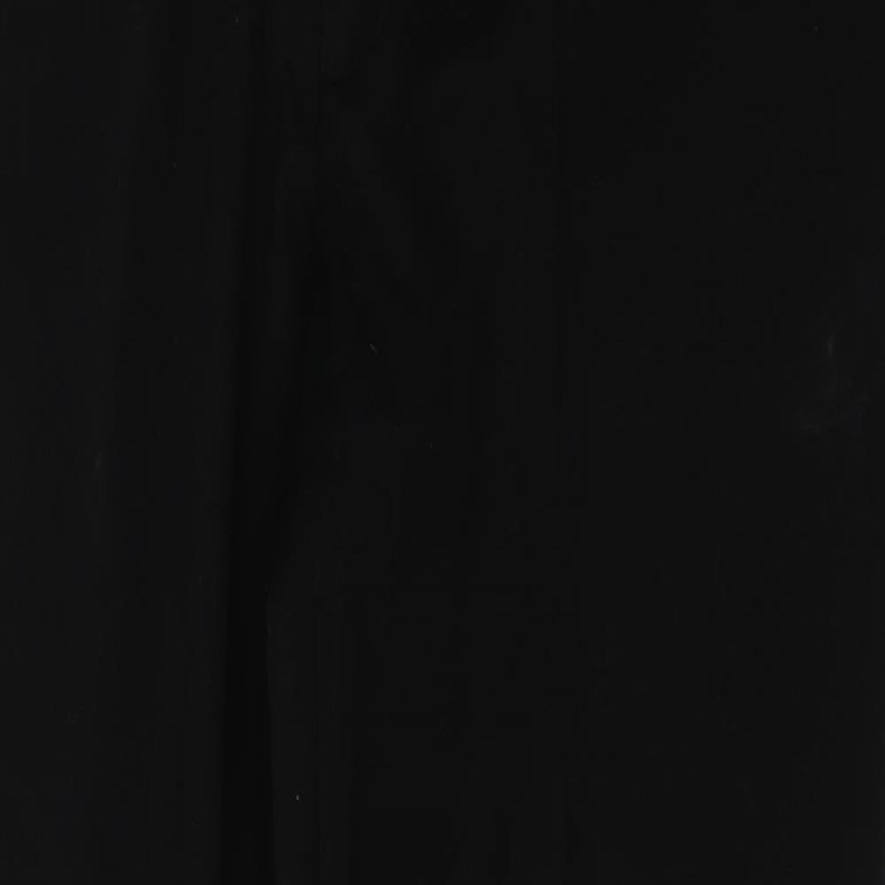 Dunnes Stores Mens Black  Polyester Trousers  Size 36 in L31 in Regular Button