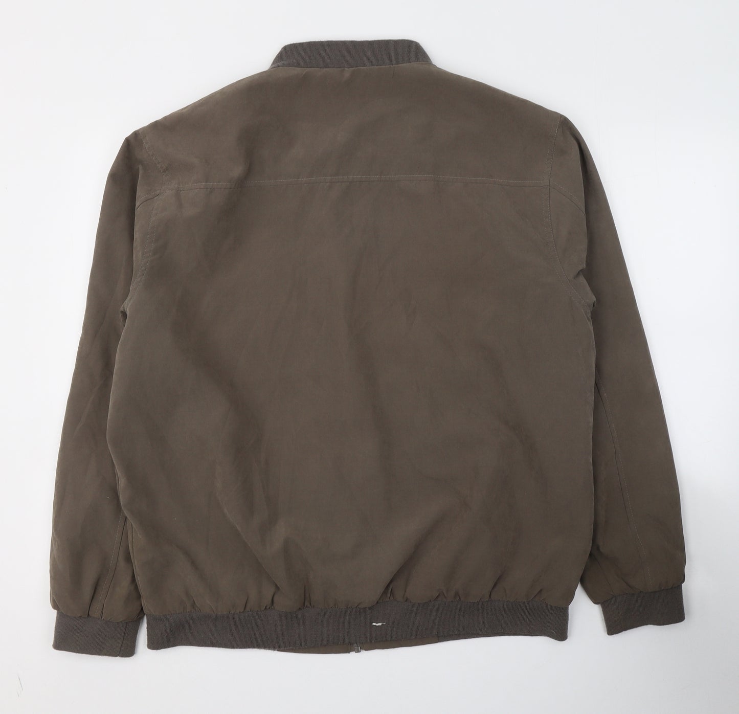 Easy Mens Brown   Jacket  Size L  Zip