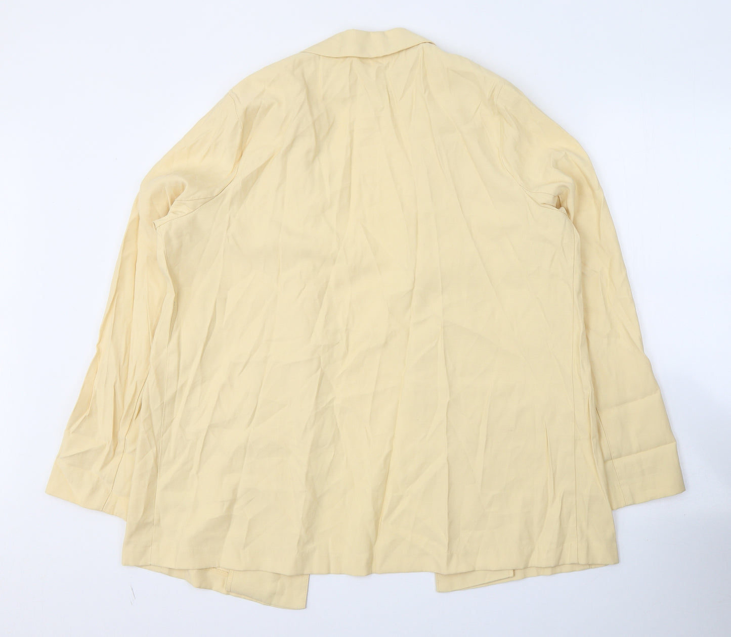 Primark Womens Yellow   Jacket Blazer Size 14