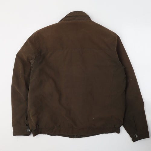James Pringle Mens Brown   Jacket Coat Size M  Zip