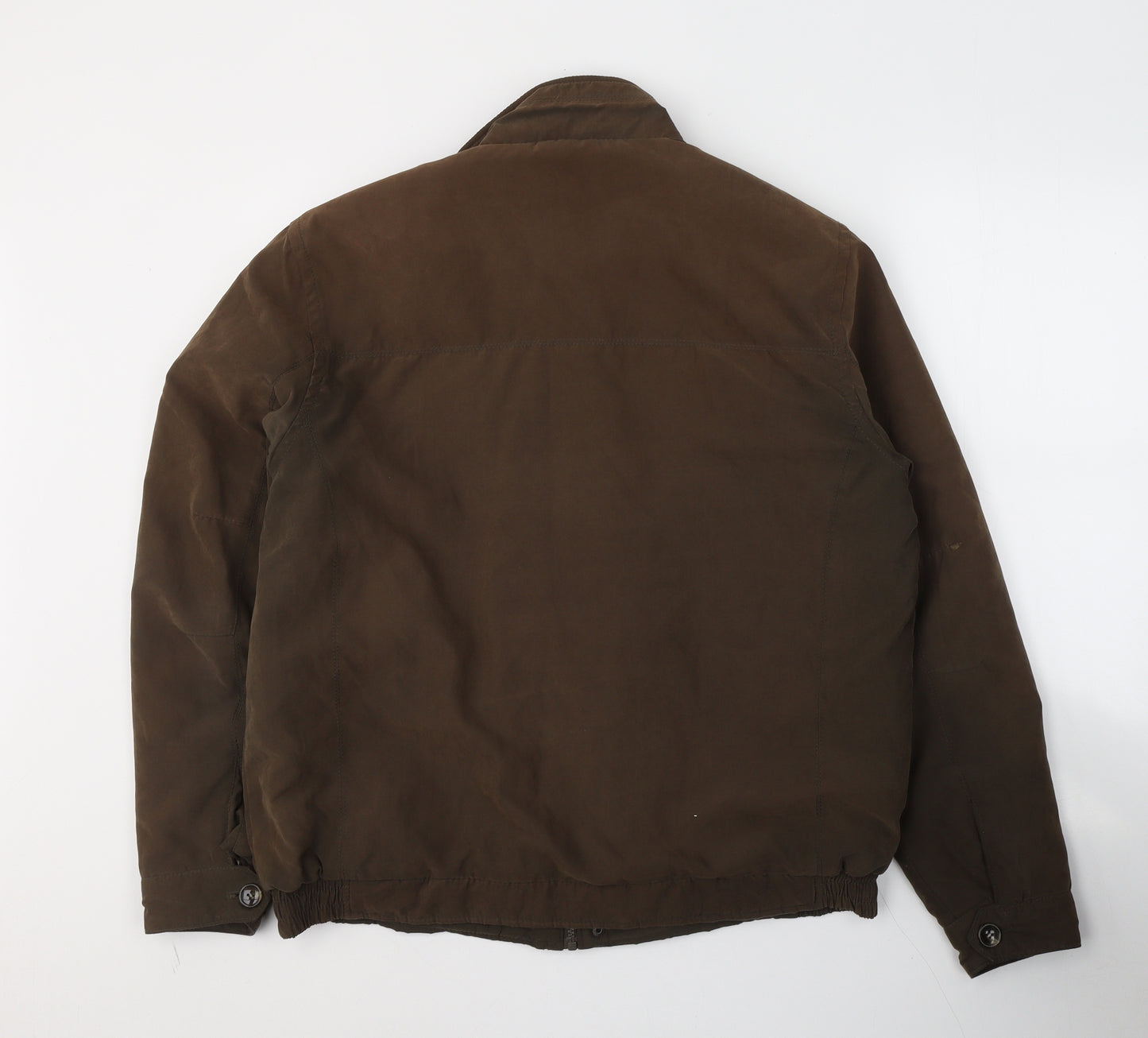 James Pringle Mens Brown   Jacket Coat Size M  Zip