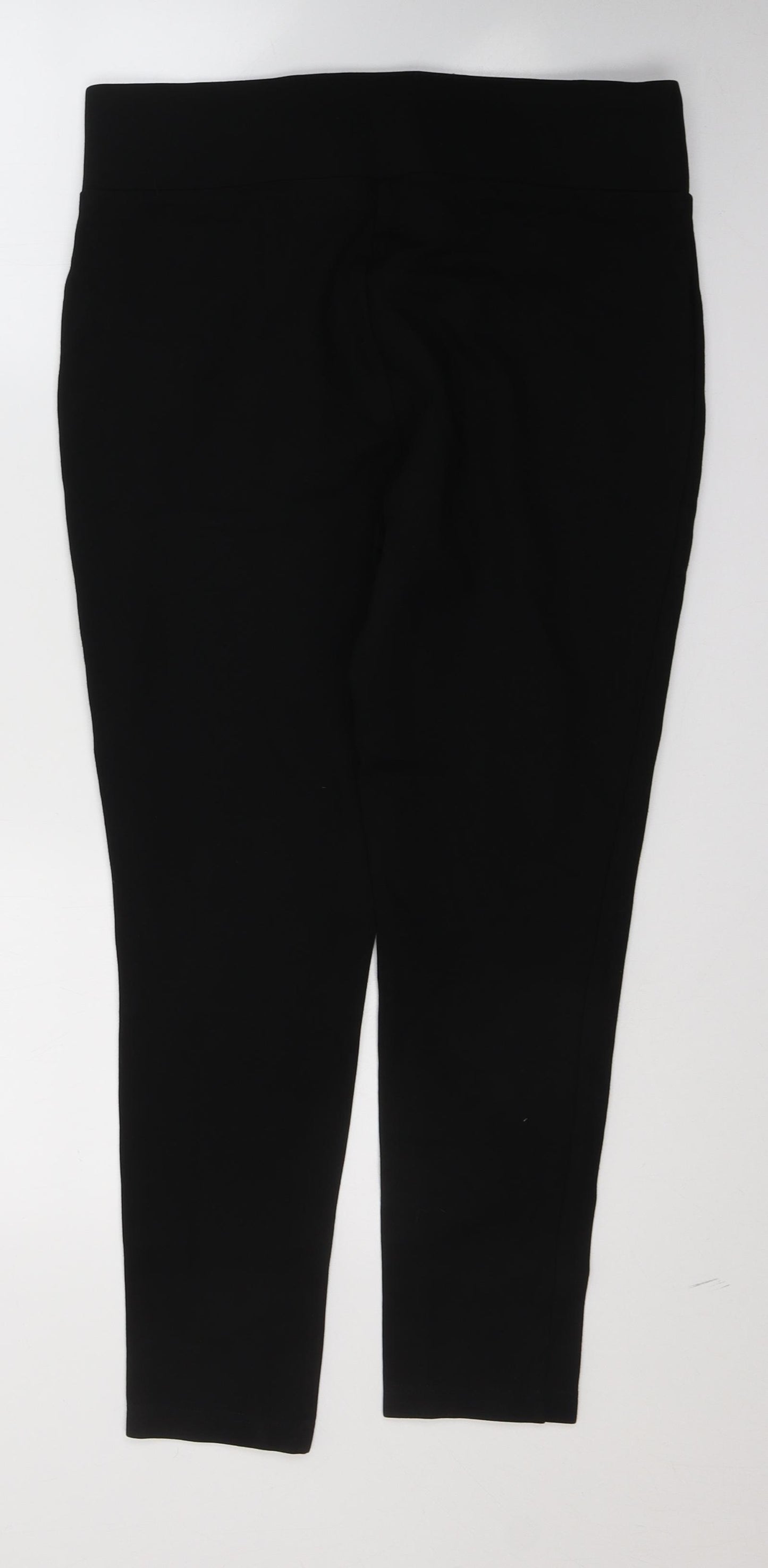 Nutmeg Womens Black  Cotton Jegging Leggings Size 14 L26 in