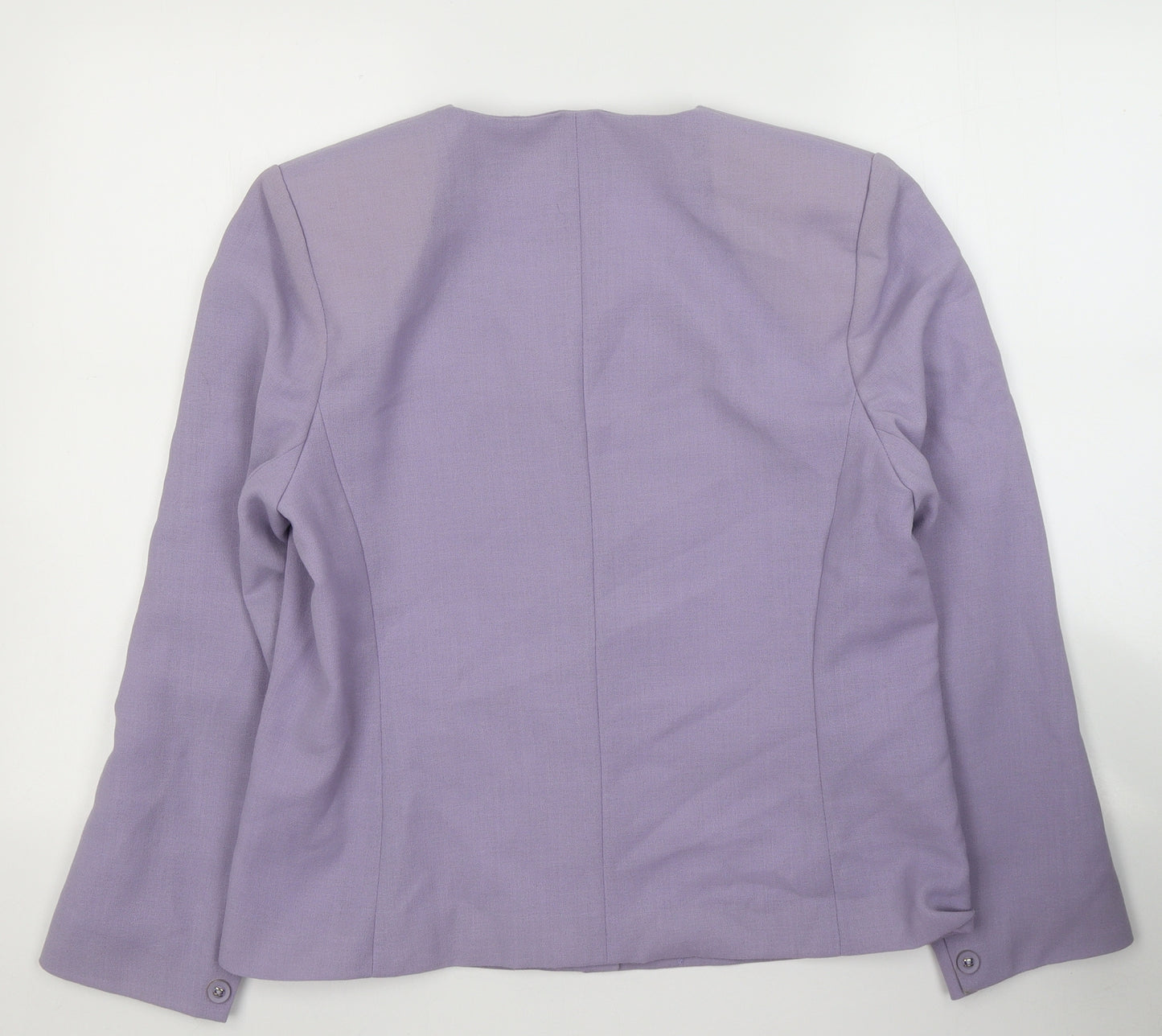 Great Britain Womens Purple   Jacket Blazer Size 14  Button