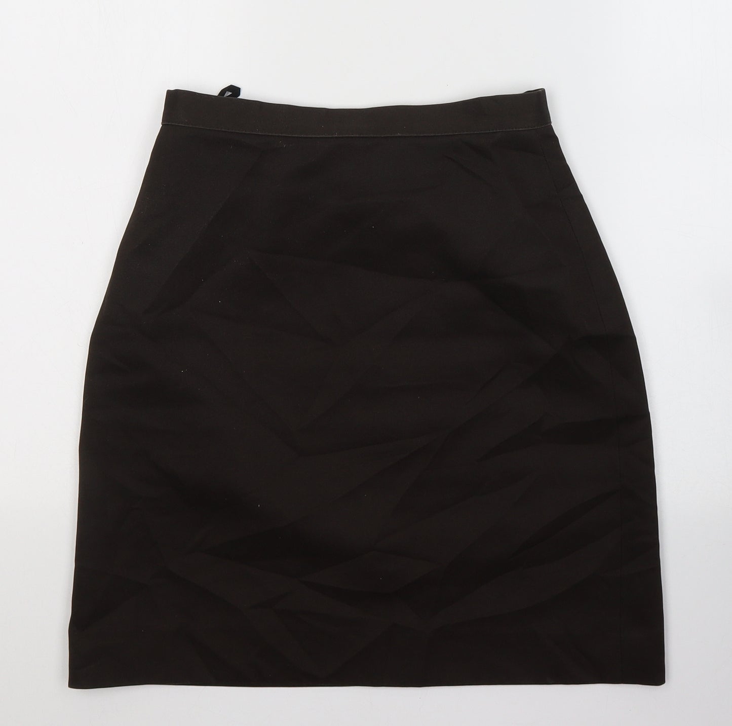 DAVID LUKE Womens Brown  Polyester A-Line Skirt Size 26 in   Zip