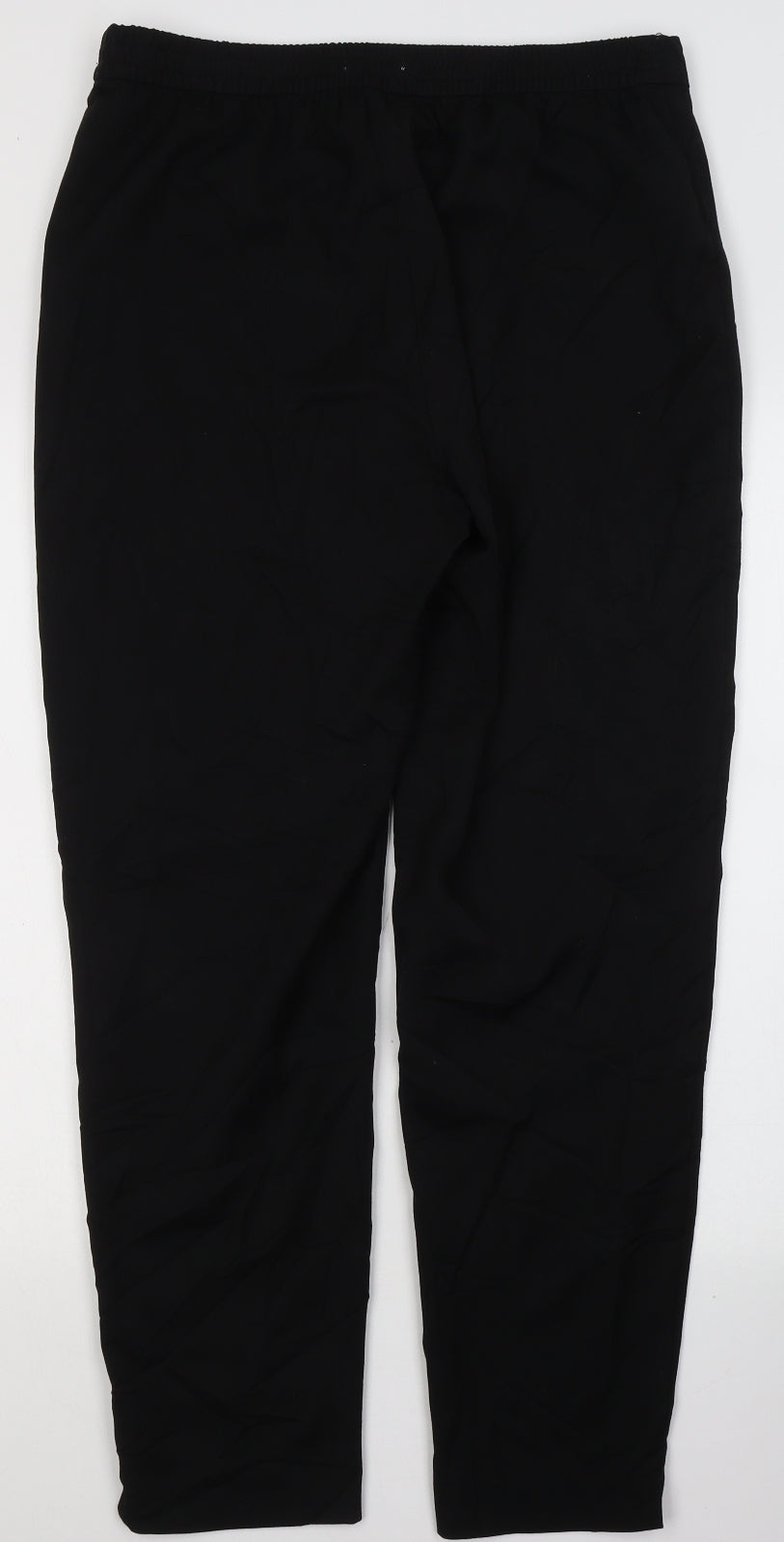 TU Womens Black  Polyester Trousers  Size 14 L28 in Regular