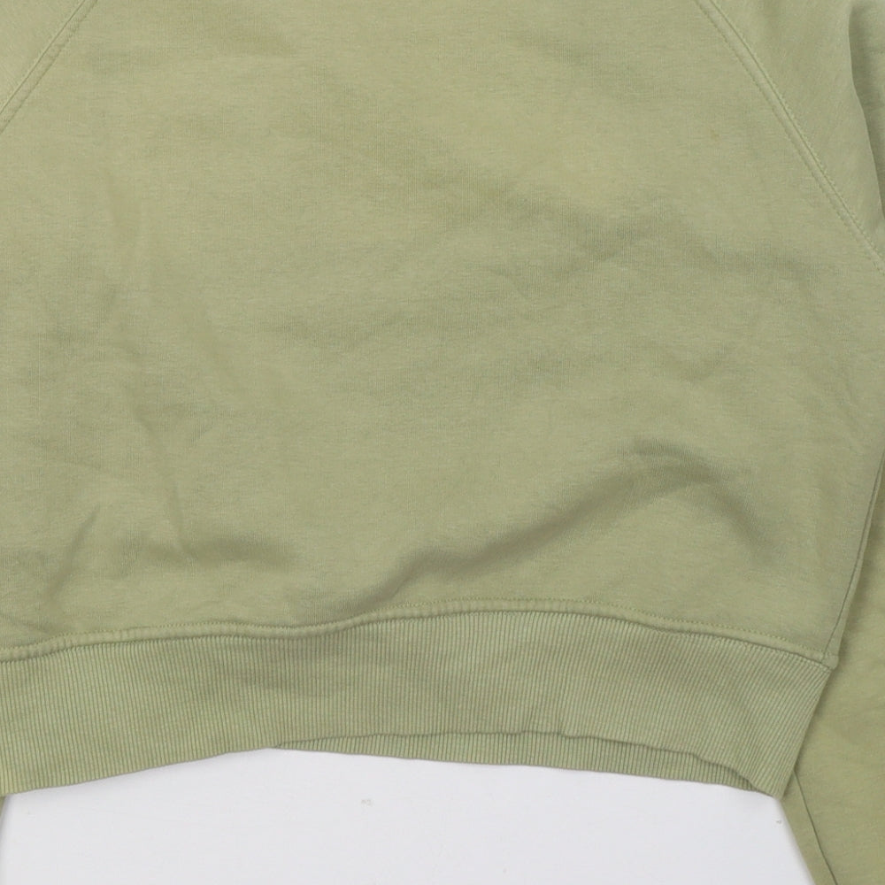 Crosshatch Womens Green  Cotton Pullover Sweatshirt Size S  Pullover