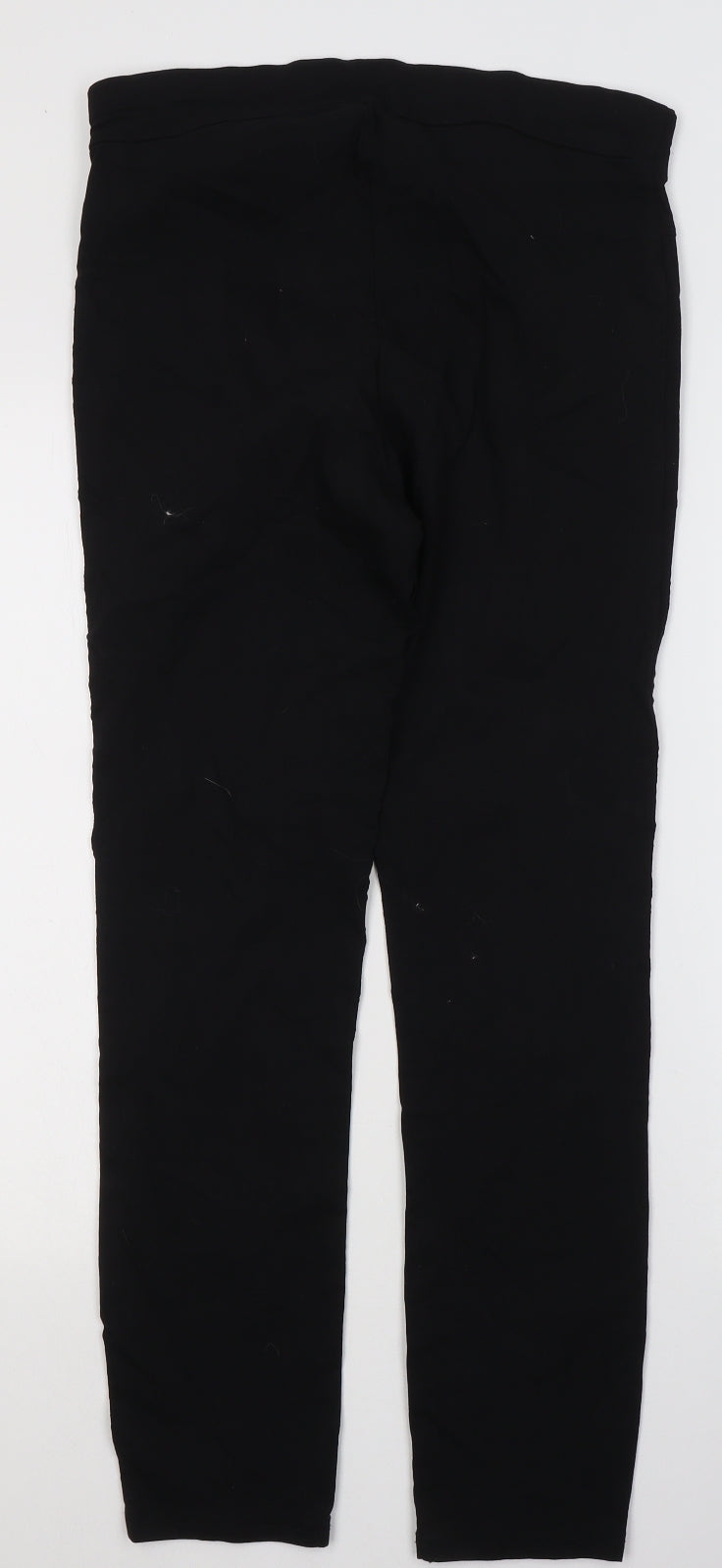 Legend Womens Black  Polyester Jegging Trousers Size 18 L28 in Regular