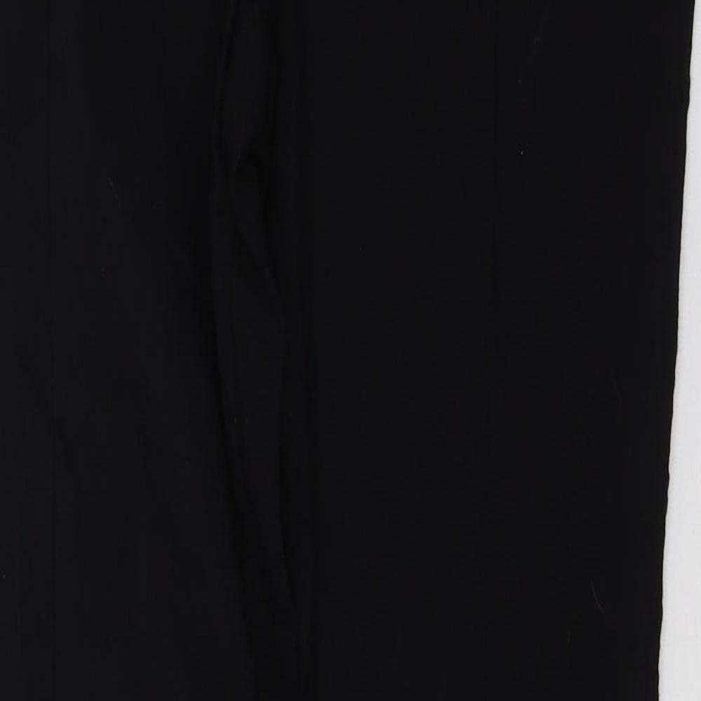 Legend Womens Black  Polyester Jegging Trousers Size 18 L28 in Regular